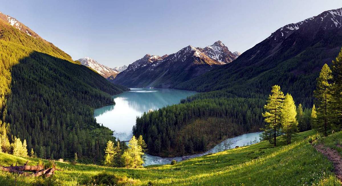кучерлинское озеро, горный алтай,туры на алтай летом