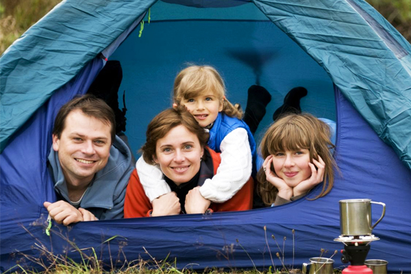 Крым, палатка, семья