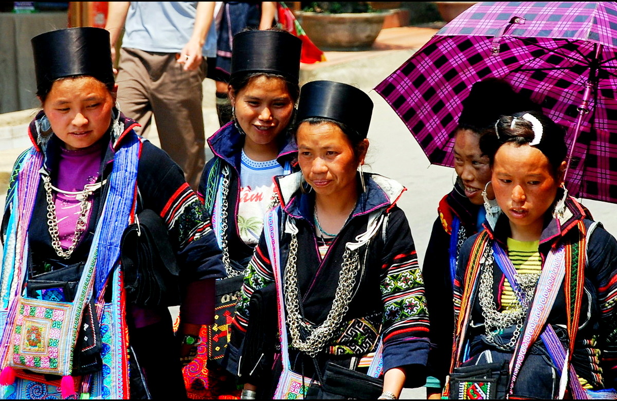 Вьетнам.черные.Хмонги. Сапа Хмонги Вьетнам. Красные Хмонги. Черные Мяо.